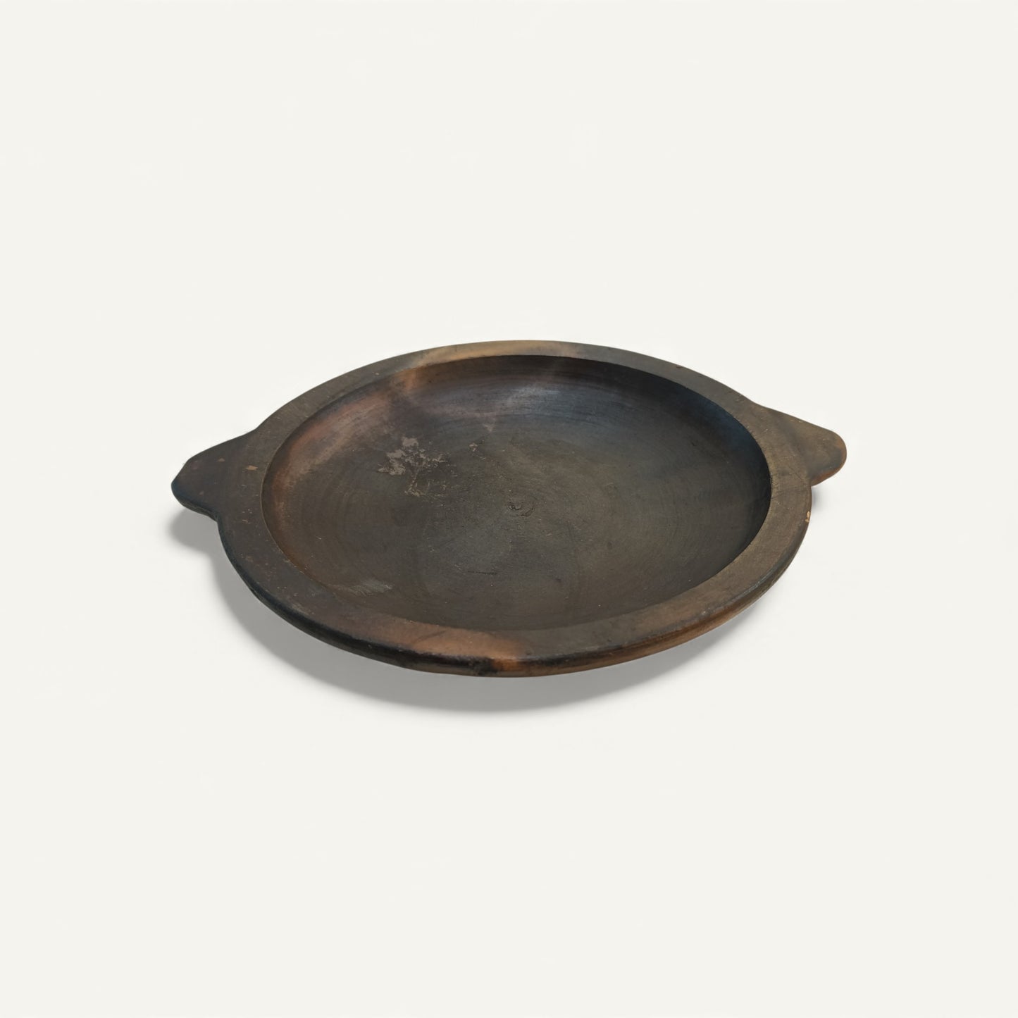 Traditional Clay Roti Tava with Side Handles