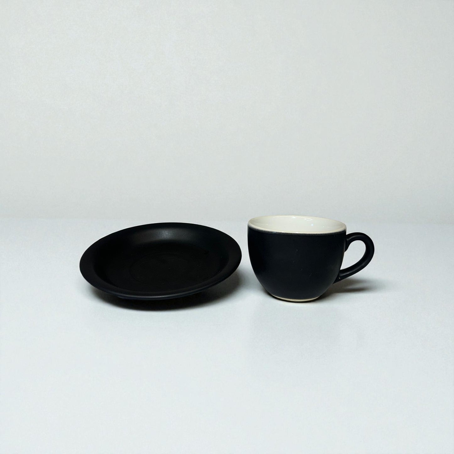 Midnight Brew Espresso Set-Handcrafted Ceramic Cup & Saucer
